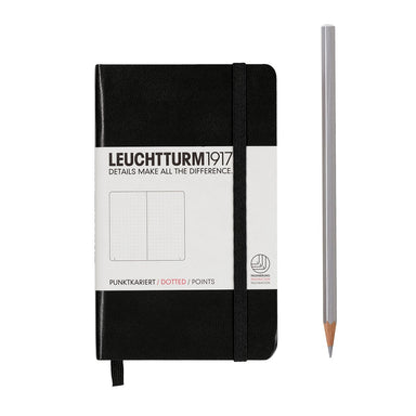 Leuchtturm1917 Dotted A6 Pocket Size Notebook- Black