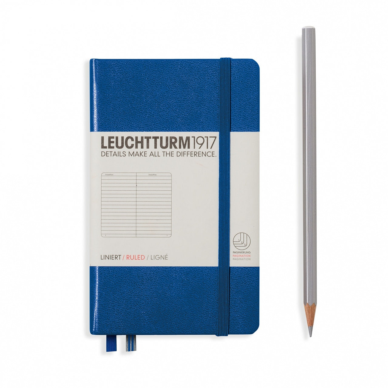 Leuchtturm1917 RULED A6 Pocket Size Notebook- Royal Blue