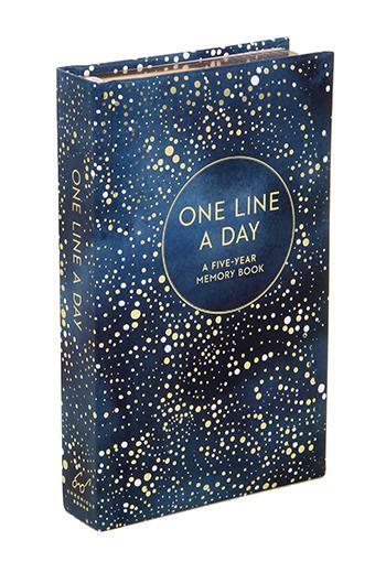 Celestial One Line a Day Guided Journal- five year memory book