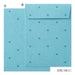 Envelopes remind us of a shimmering blue snow field. 