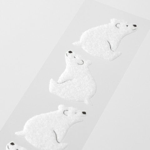 Midori Polar Bear Letter Set with Stickers- set of 4 — Two Hands