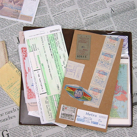 Midori Traveler's Notebook Pocket Stickers hold treasures from your travels. 