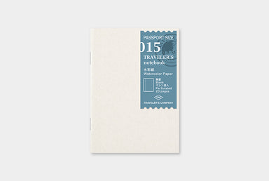 The TRAVELER'S notebook Watercolor Paper refill is a welcome addition for the artistic traveler!
