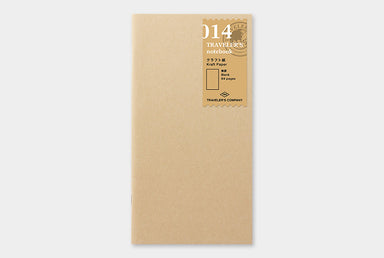 TRAVELER'S notebook Refill-Regular Size- Kraft Paper Notebook takes away some of the pressure of a plain white page. 