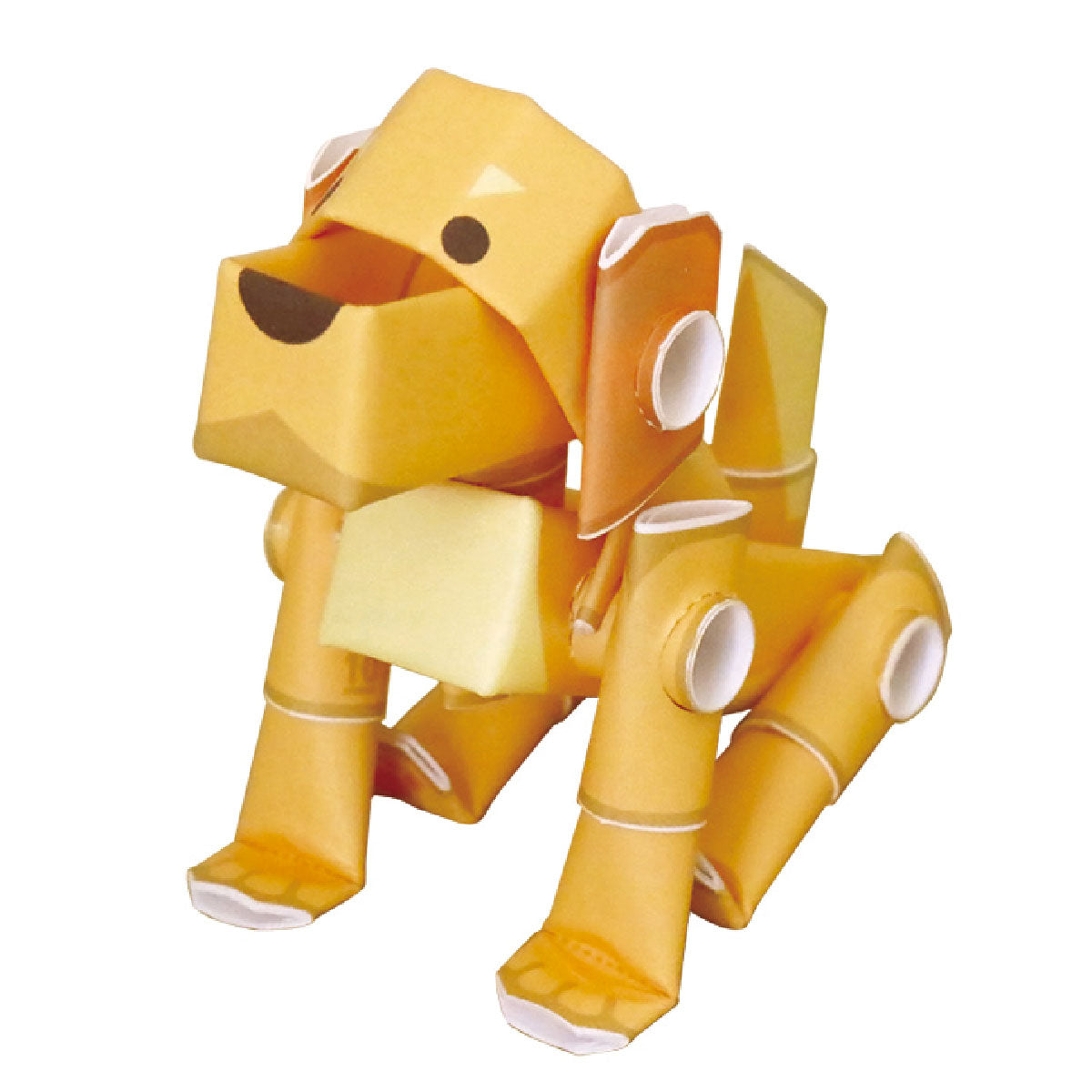 Just cut, fold, and connect the unique pipes to assemble your favorite animal with movable joints. 