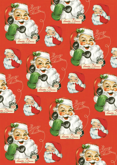 Cavallini & Co. Vintage Santa Decorative Paper