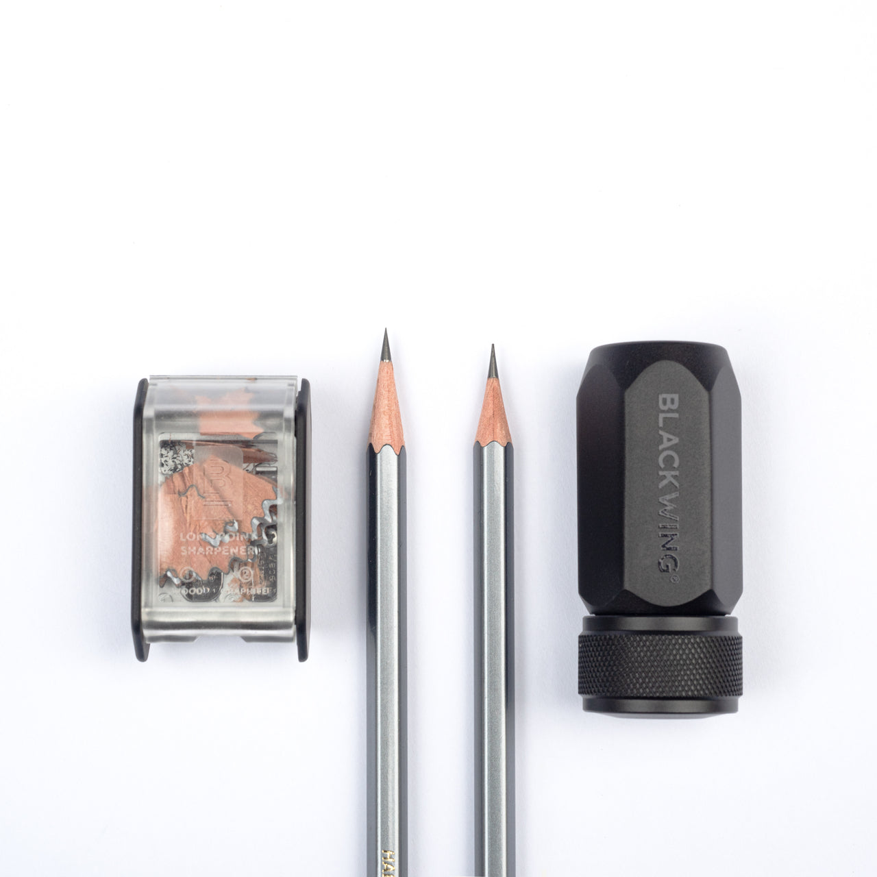Comparison sharpening of Blacking Two-Step and One-Step Pencil Sharpeners