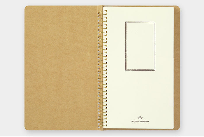 Traveler's Company Spiral Ring Paper Pocket Notebook contains 16 sheets and 32 pockets total.