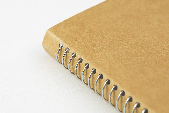 Traveler's Company Spiral Ring Watercolor Notebook measures approximately 8 by 5 inches (H218 x W130 x D18mm) so it will easily fit in any travel bag. 
