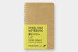 TRAVELER'S company Spiral Ring Notebook- Paper Pocket- Vertical A6 Slim