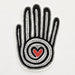 Two Hands Made- Mano y Corazon sticker, one of our own "Two Hands". This sticker is our favorite- of course!