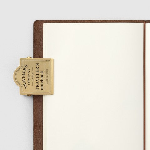 TRAVELER'S notebook Brass Notebook Clip