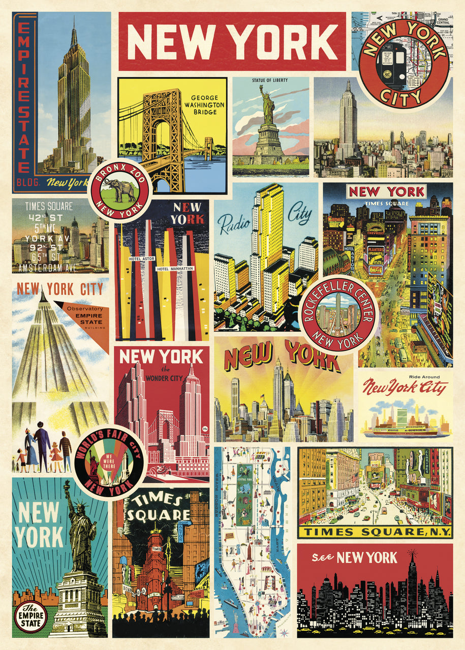 Another way to celebrate the city that never sleeps- the Cavallini New York City Labels Decorative Wrap! 