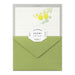 Midori Letterpress  Yellow Bouquet Letter Set